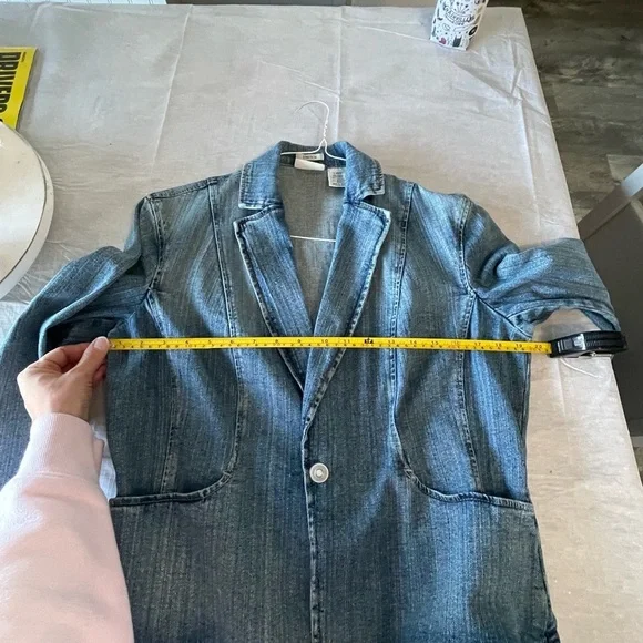 St. John’s Bay Denim Blue Women's Jacket in size large - Picture 10 of 15